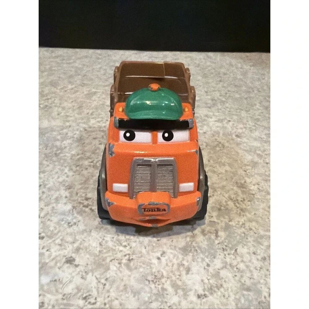 Tonka Chuck & Friends Truck Lot of 3 - Blue Chuck x2 & Orange Truck